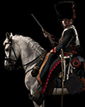 Officer, chasseurs à cheval de la garde impériale, France